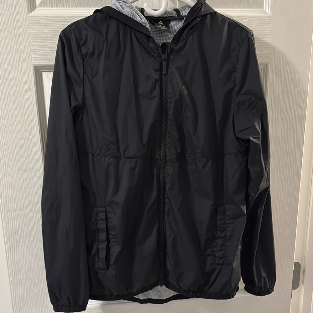 Black Windbreaker Jacket